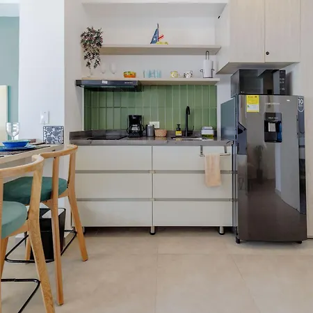 Encantador Y Moderno Estudio Con Piscina A Pasos Del Aeropuerto Apartamento