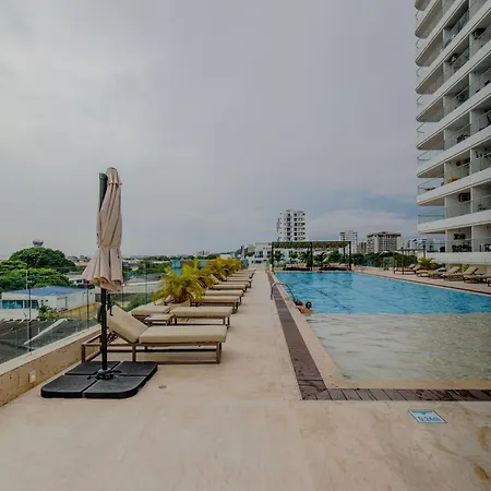 Encantador Y Moderno Estudio Con Piscina A Pasos Del Aeropuerto *