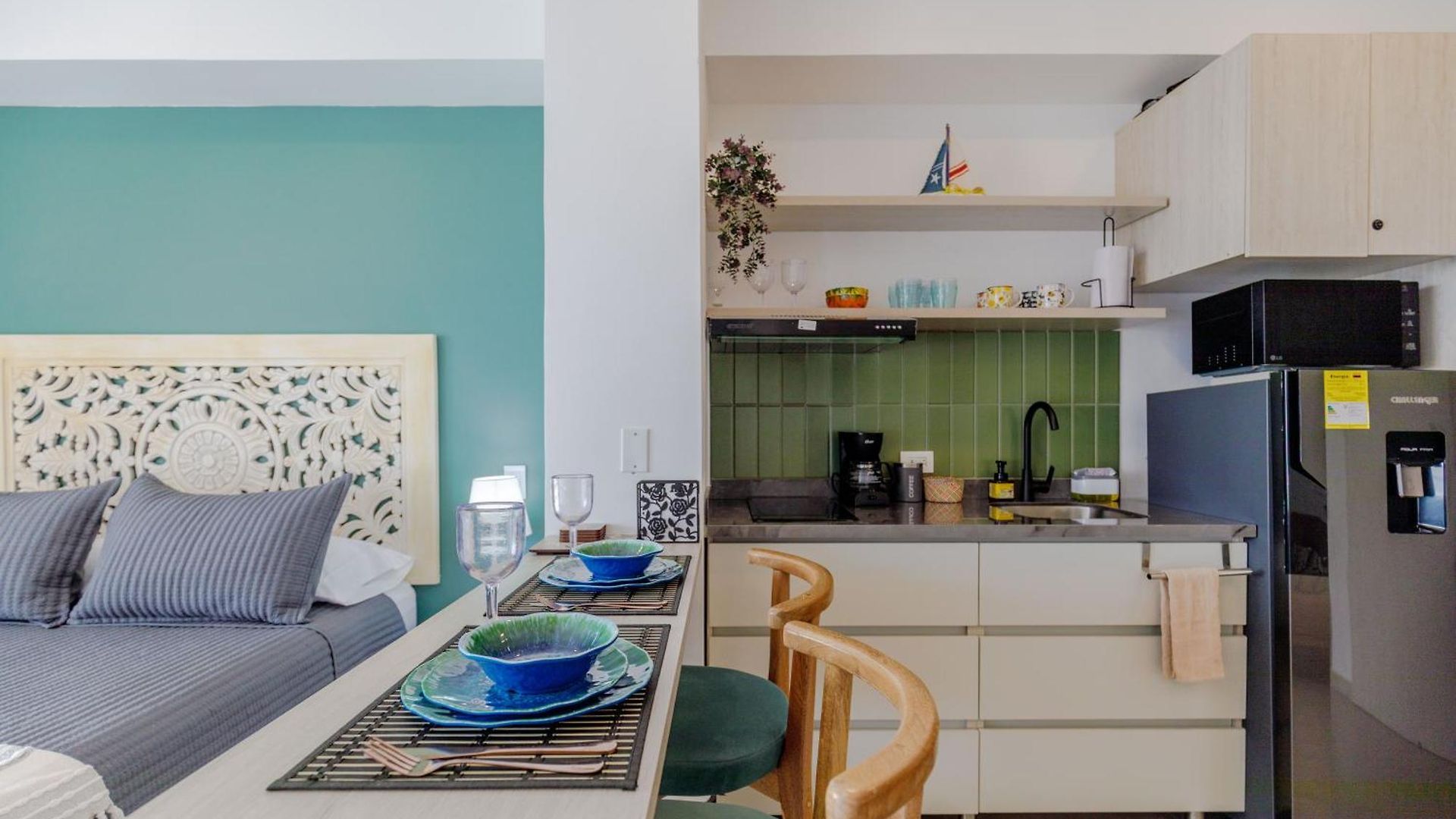 Encantador Y Moderno Estudio Con Piscina A Pasos Del Aeropuerto Apartamento