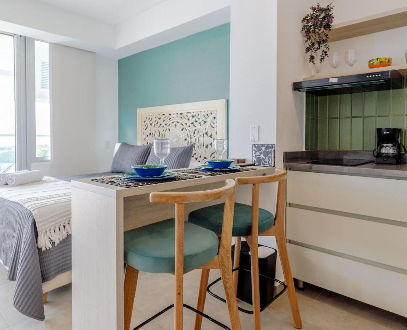 Apartamento Encantador Y Moderno Estudio Con Piscina A Pasos Del Aeropuerto *
