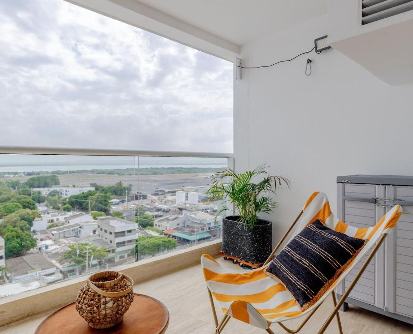 Encantador Y Moderno Estudio Con Piscina A Pasos Del Aeropuerto Apartamento *