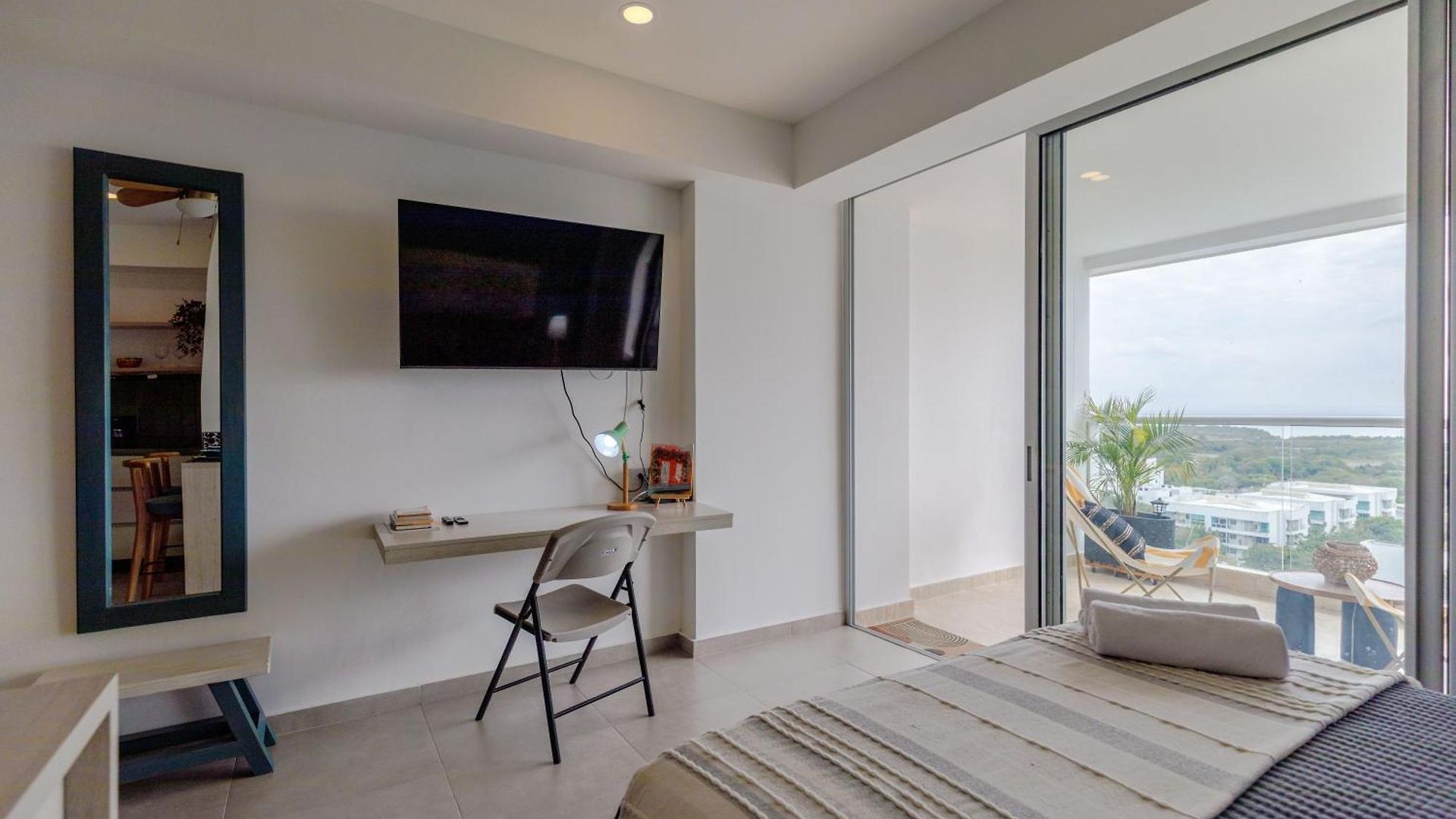 Encantador Y Moderno Estudio Con Piscina A Pasos Del Aeropuerto Apartamento Cartagena