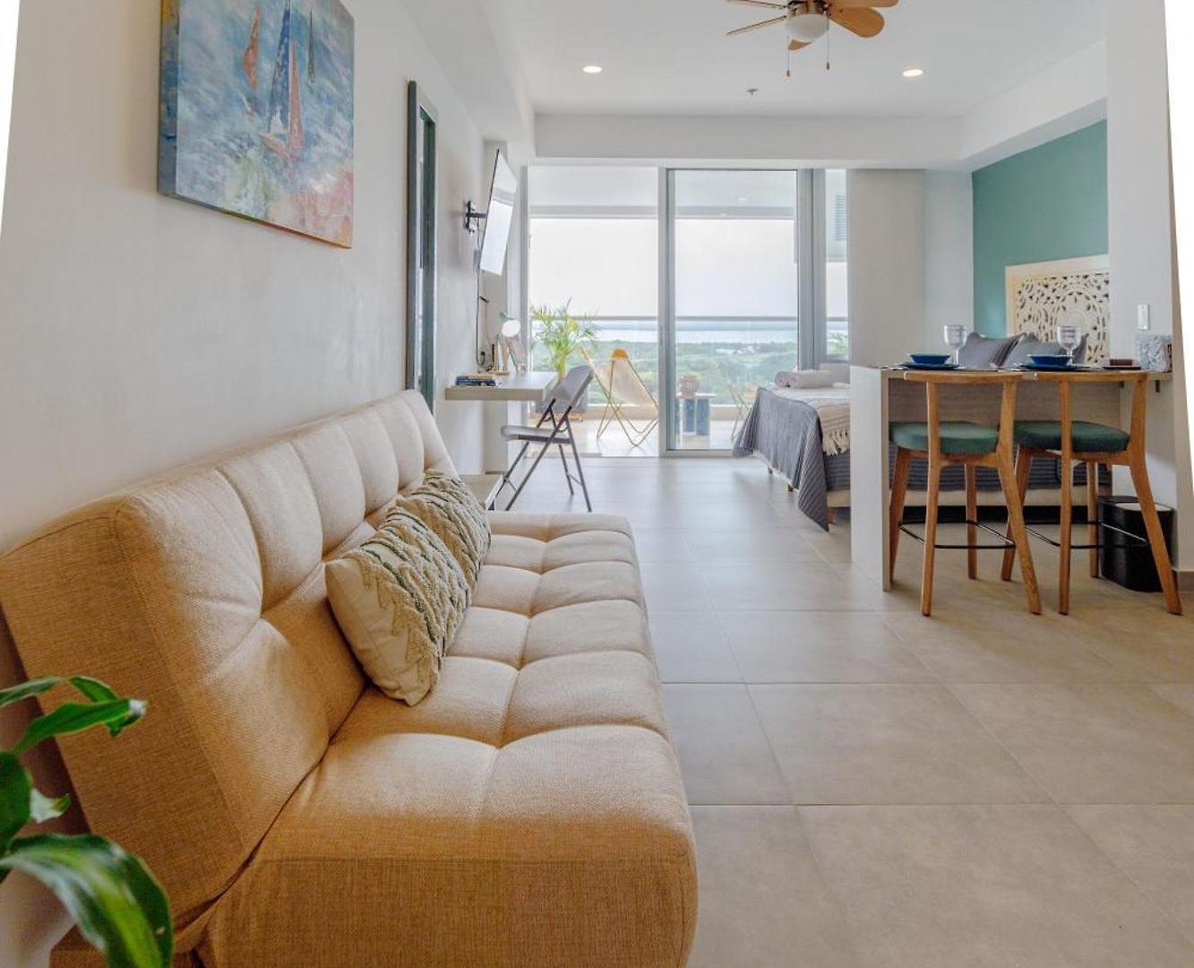 Apartamento Encantador Y Moderno Estudio Con Piscina A Pasos Del Aeropuerto