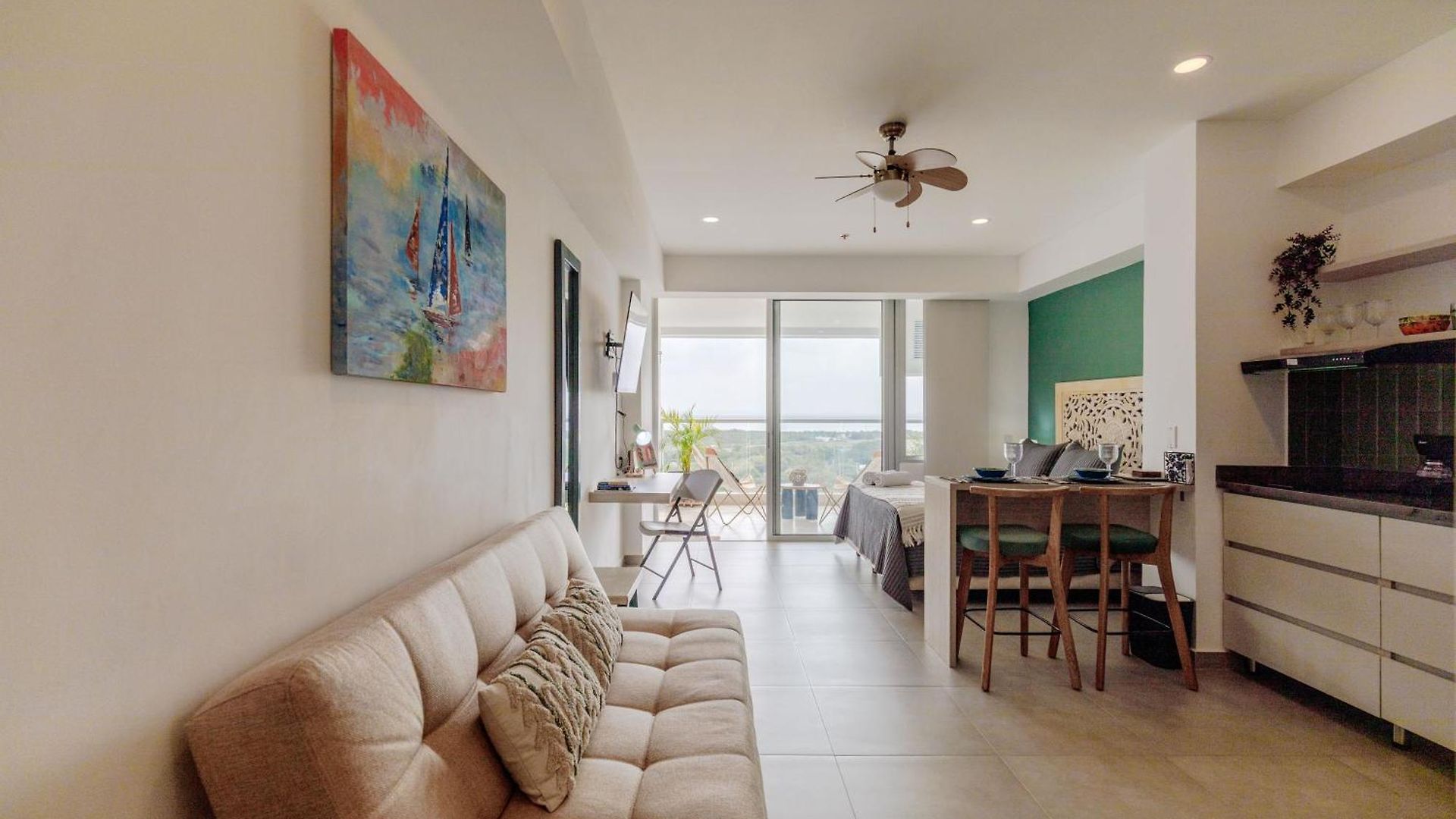 Encantador Y Moderno Estudio Con Piscina A Pasos Del Aeropuerto Apartamento Cartagena