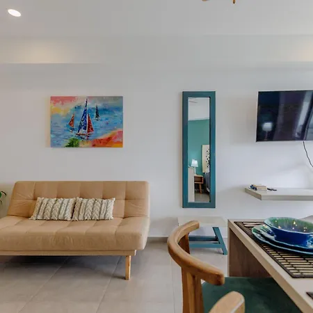 Encantador Y Moderno Estudio Con Piscina A Pasos Del Aeropuerto Apartamento Cartagena