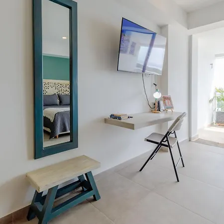 Encantador Y Moderno Estudio Con Piscina A Pasos Del Aeropuerto