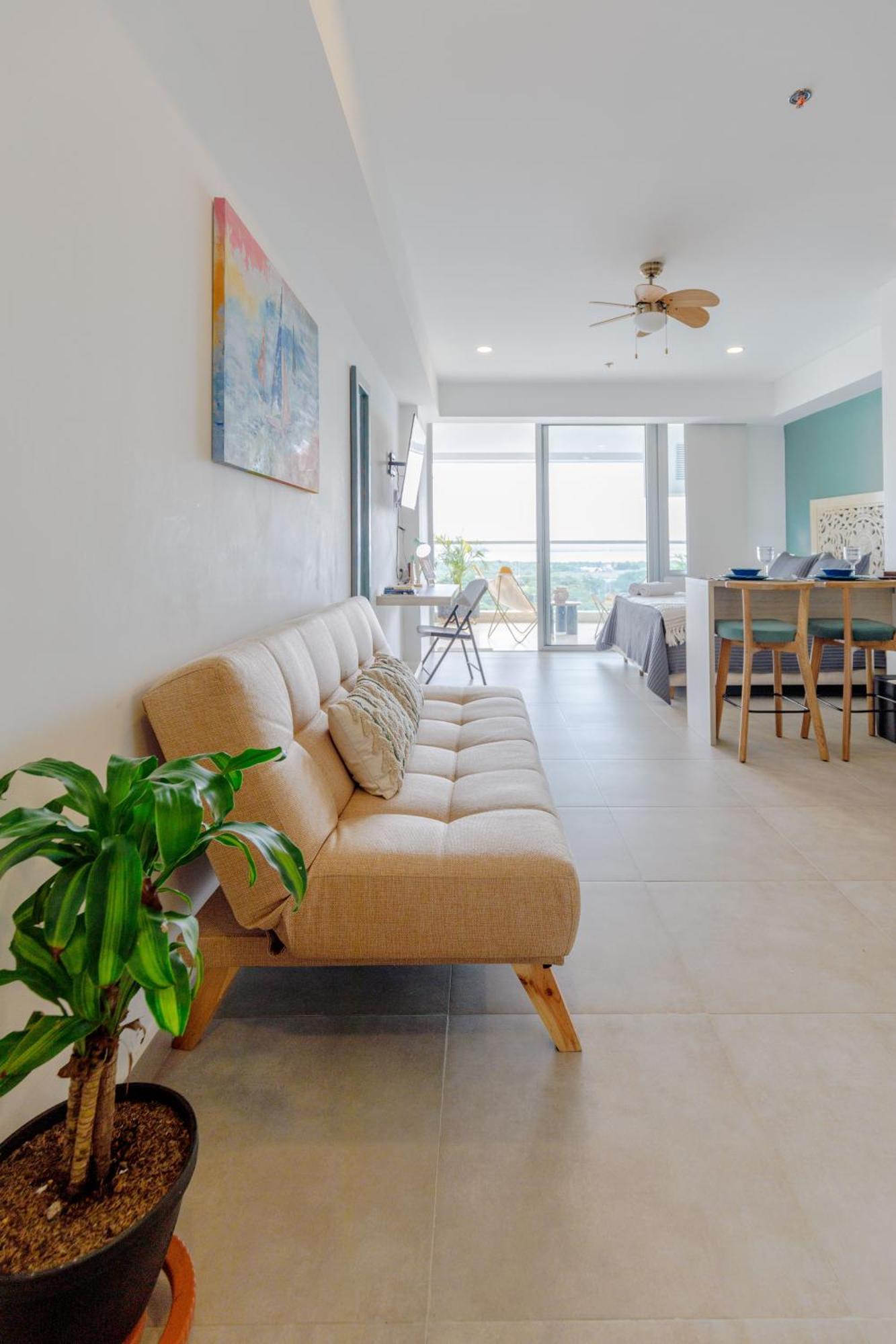 Encantador Y Moderno Estudio Con Piscina A Pasos Del Aeropuerto Apartamento *